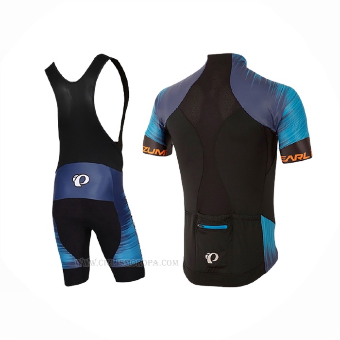 2017 Ropa Ciclismo Pearl Izumi Negro Azul Mangas Corta y Culotte Corto